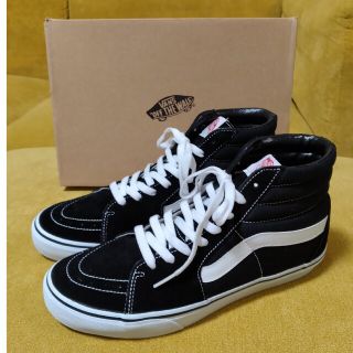 ヴァンズ(VANS)のvans バンズ V38CL SK8-HI DX ハイカット 黒  26cm(スニーカー)