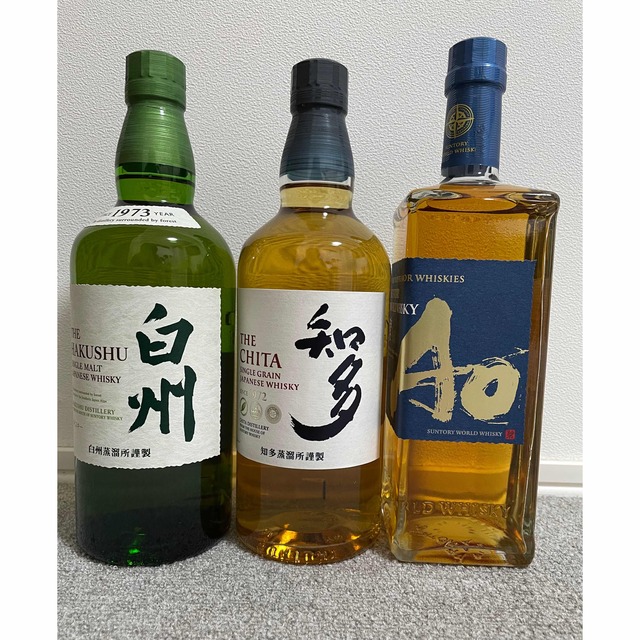 SUNTORY WORLD WHISKY碧 と 知多の3本セット