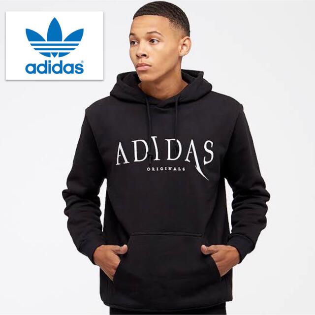 adidas originals ロゴパーカー