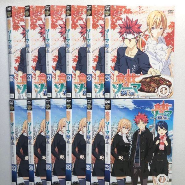 食戟のソーマ 餐ノ皿 DVD 全12巻セットmasyアニメ