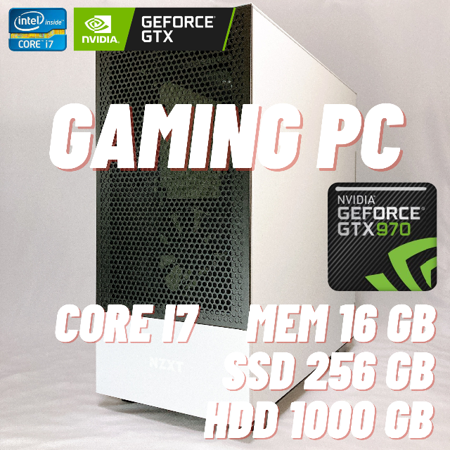 お買得】 Corei7 ゲーミングPC・動画編集 GTX970 NZXT 16GB