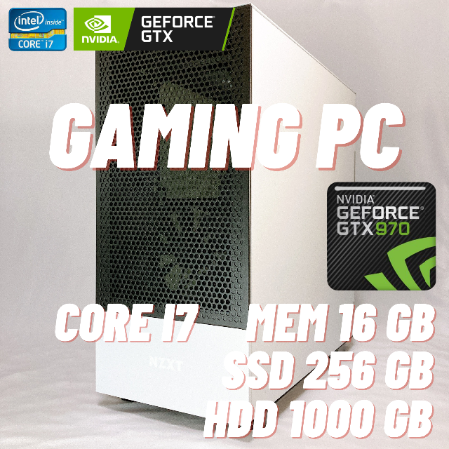 ゲーミングPC　core i5 GTX970 新品SSD メモリ8GB