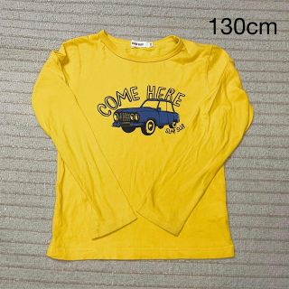 ベベ(BeBe)の訳あり　べべ　クラシックカー　ロンT 130cm イエロー(Tシャツ/カットソー)