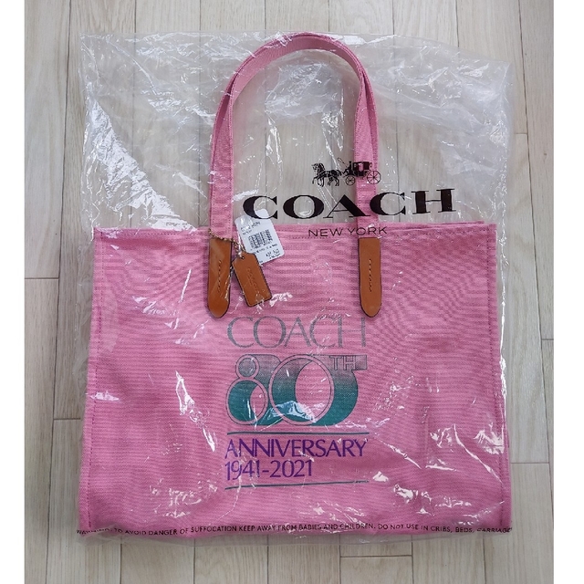 新品!COACH☆80周年記念 トートバッグ anniversary