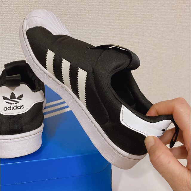 adidas(アディダス)の中古 アディダス 21cm adidas SS 360 C スーパースター キッズ/ベビー/マタニティのキッズ靴/シューズ(15cm~)(スニーカー)の商品写真