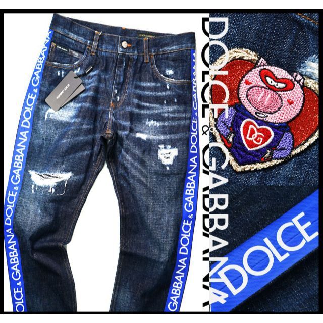 新品 DOLCE&GABBANA ドルチェ&ガッバーナ MrピッグDGロゴデニム | フリマアプリ ラクマ