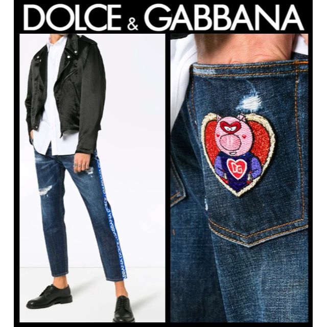 【定価32万‼︎】Dolce\u0026Gabbana ジャケット ストレッチ ロゴ 46