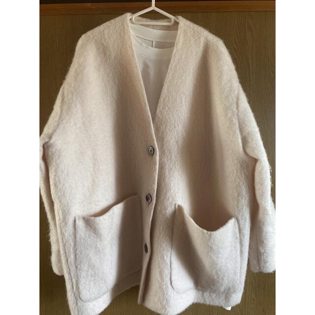 オンライン質屋 yori ウールモヘアシャギージャケット ベビーピンク