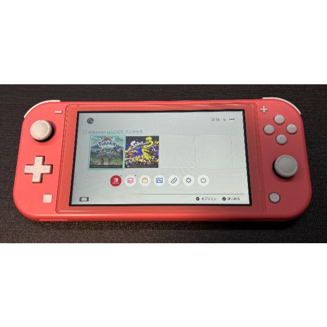 (329) 整備済み Switch Lite コーラル ピンク