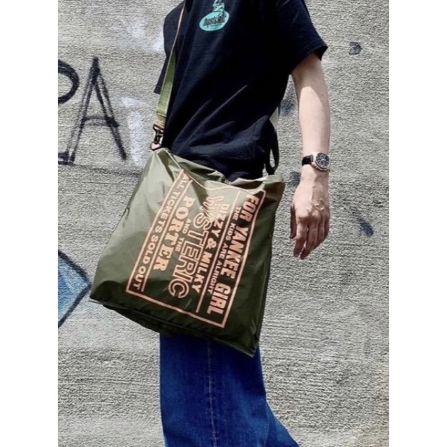 HYSTERIC GLAMOUR(ヒステリックグラマー)のヒステリックグラマー PORTER GROCERY BAG & ストラップ 2種 メンズのバッグ(エコバッグ)の商品写真