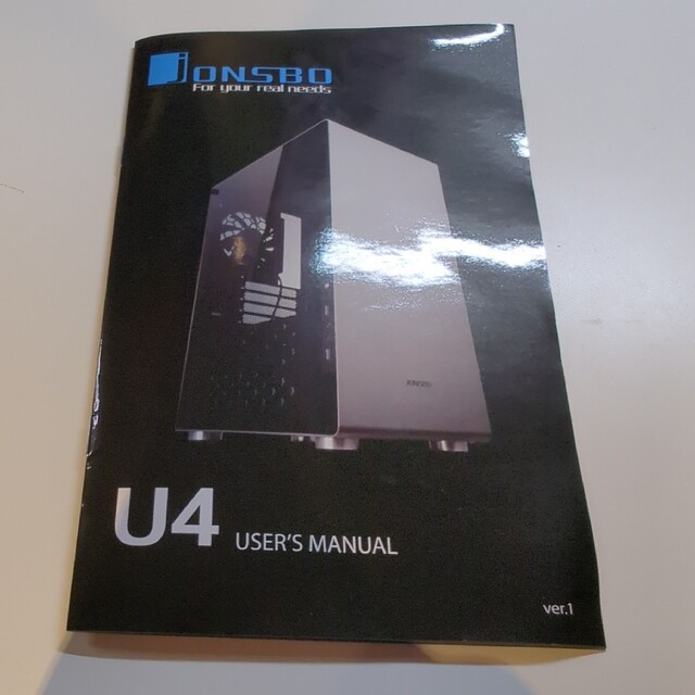 JONSBO U4 レッド PCケース ATX 6