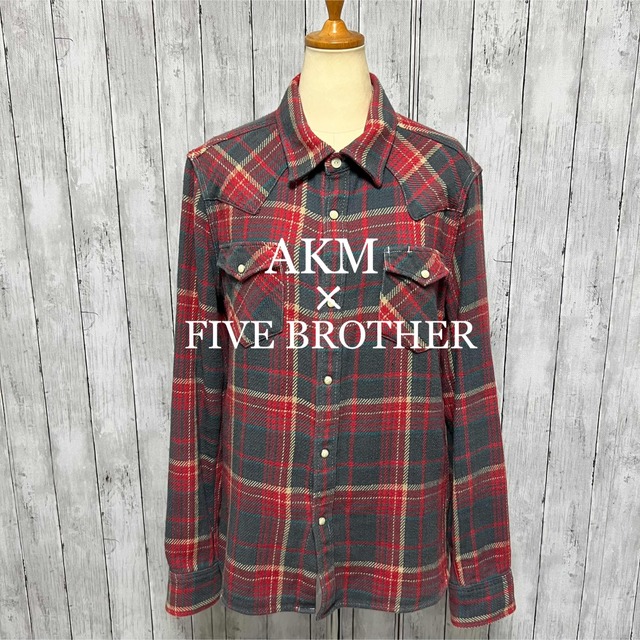 AKM×FIVE BROTHER 別注ネルシャツ！