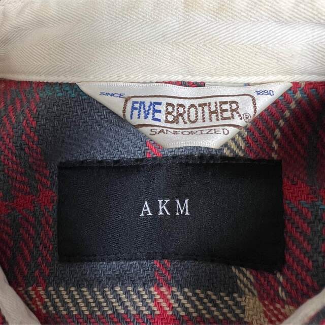 AKM×FIVE BROTHER 別注ネルシャツ！