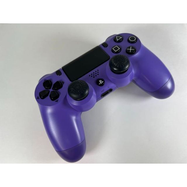 【動作確認済】PS4 プレステ４ コントローラー 純正 紫 パープル ブラック