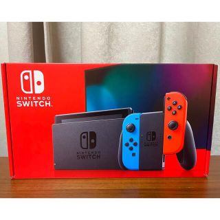 ニンテンドースイッチ(Nintendo Switch)のNintendo Switch ネオンブルー/(R) ネオンレッド　新品・未使用(家庭用ゲーム機本体)