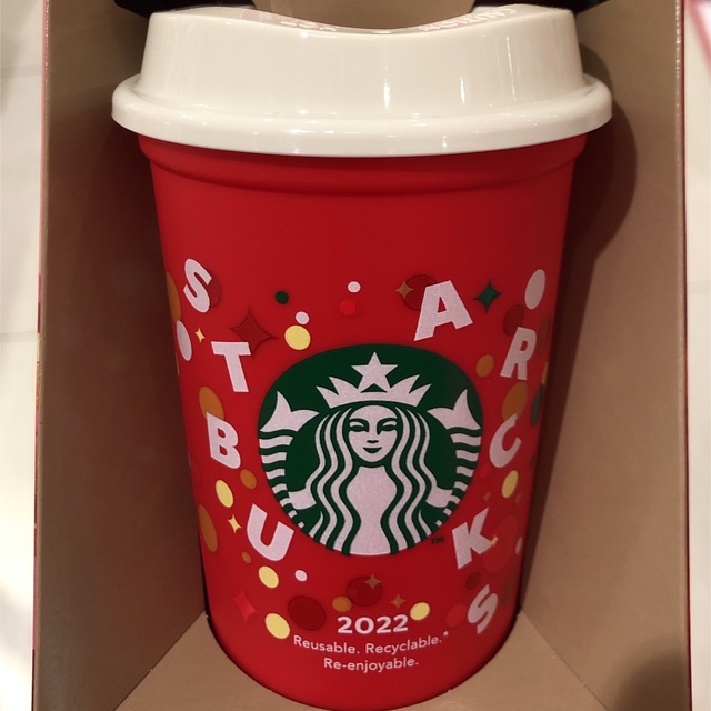 Starbucks Coffee(スターバックスコーヒー)のスタバ ホリデー2022 リユーザブルカップ インテリア/住まい/日用品のキッチン/食器(タンブラー)の商品写真