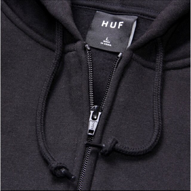 HUF - ハフ HUF パーカー フーディー グリーン ジップ ハーフジップ ...