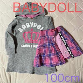 ベビードール(BABYDOLL)のBABYDOLL 女の子 ワンピース スカート 100cm(ワンピース)