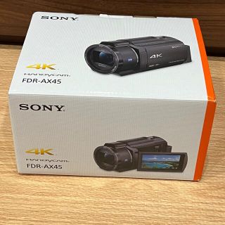 ソニー(SONY)の☆美品☆SONY  デジタルビデオカメラ ハンディカム FDR-AX45(B)(ビデオカメラ)