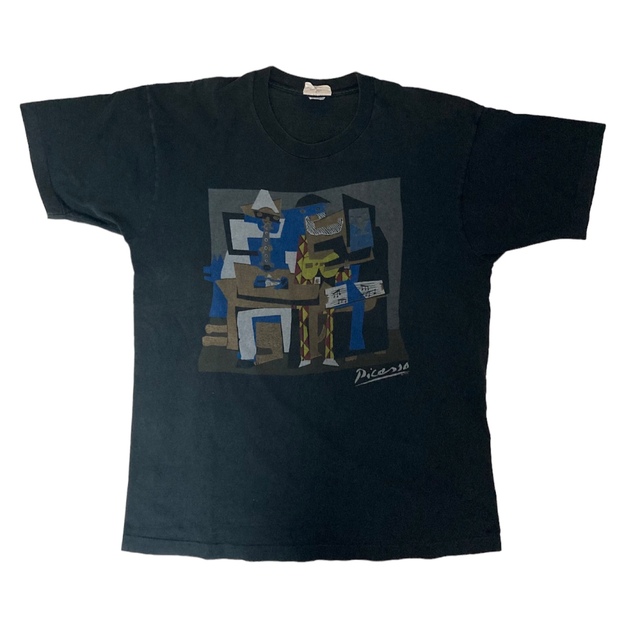 80s 90s ピカソ picasso Tシャツ art アートT 80s