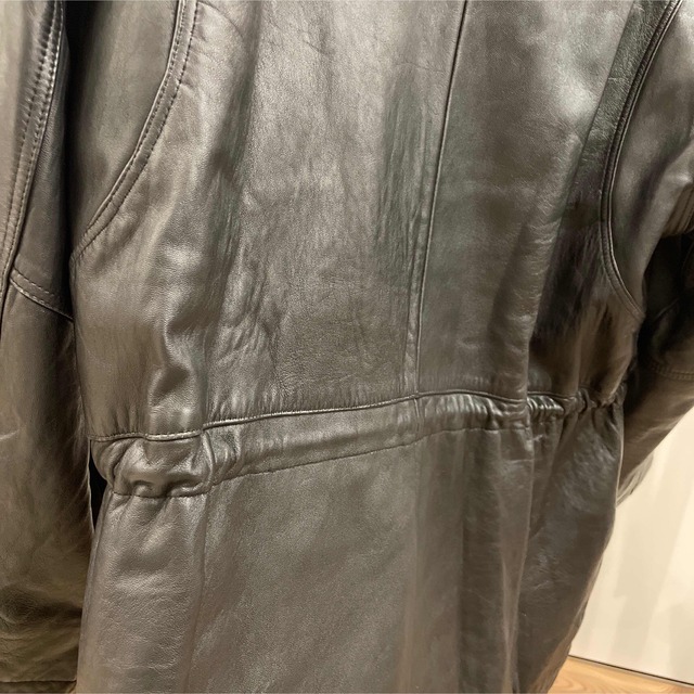 ATELIER ZERO 牛革 レザージャケット コート L ブラック メンズのジャケット/アウター(レザージャケット)の商品写真