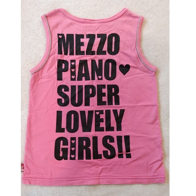 mezzo piano(メゾピアノ)のメゾピアノ　150　タンクトップ キッズ/ベビー/マタニティのキッズ服女の子用(90cm~)(Tシャツ/カットソー)の商品写真