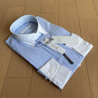 スーツカンパニー(THE SUIT COMPANY)のスーツカンパニー長袖ドレスシャツクレリック/カッタウェイM（39-84）新品(シャツ)