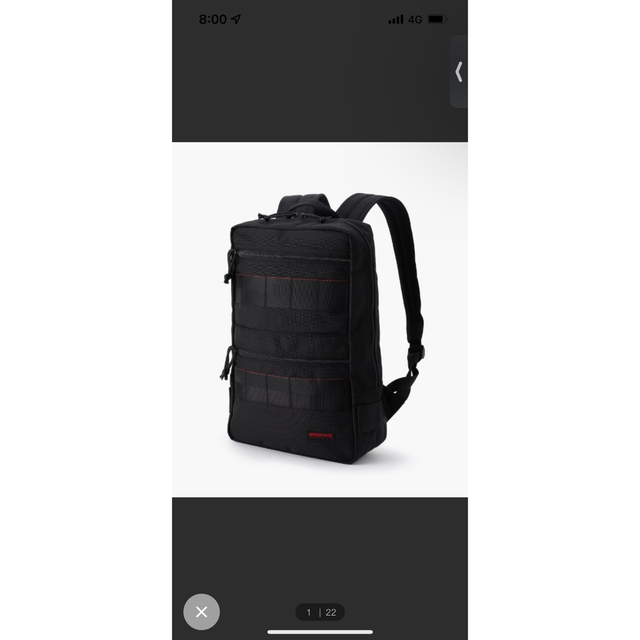 BRIEFING(ブリーフィング)の【美品】BRIEFING SQ PACK SL メンズのバッグ(バッグパック/リュック)の商品写真