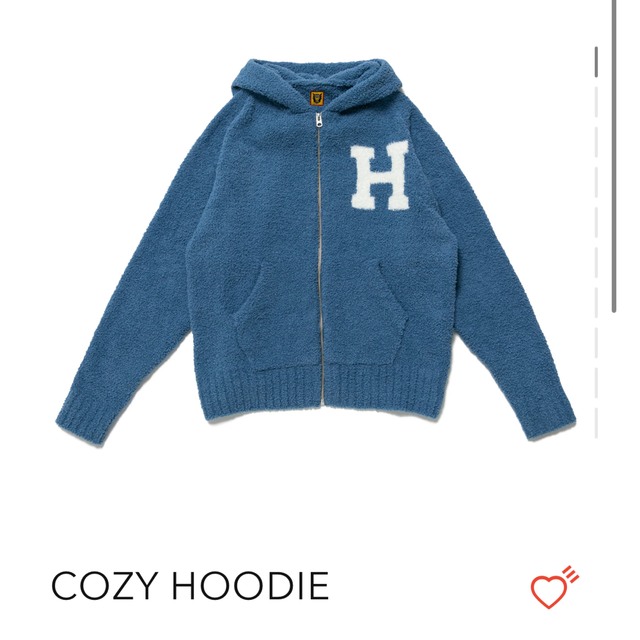 HM22CS031素材humanmade ヒューマンメイド cozyhoodie M