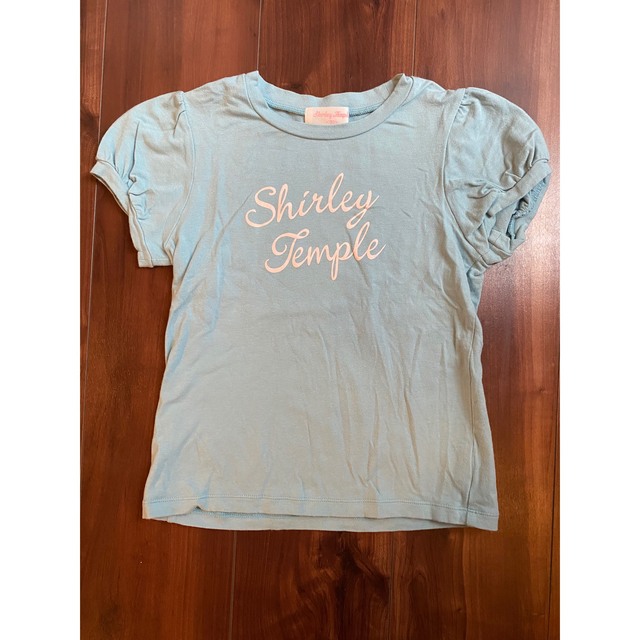 Shirley Temple - シャーリーテンプル☆ロゴTシャツ 水色130☆120のお子様にもの通販 by ちゃんたん's shop
