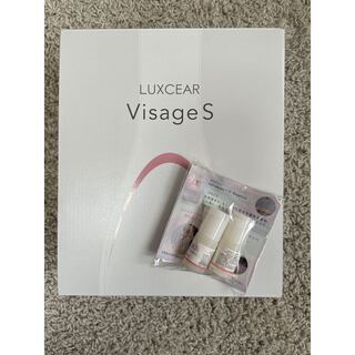 【新モデル】LUXCEAR VISAGE S 専用ジェル付き)美容液サンプル付き(フェイスケア/美顔器)