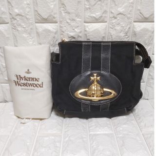 ヴィヴィアンウエストウッド(Vivienne Westwood)のヴィヴィアンウエストウッド ショルダーバッグ 金 オーブロゴ(ショルダーバッグ)