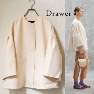 ドゥロワー バックタックノーカラージャケット | ドゥロワー Drawer