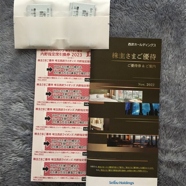 ͙͛*͛⋆͛ 【早い者勝ち‼️】西武ホールディングス 株主優待 ⋆͛*͛ ͙͛