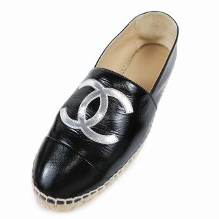 シャネル(CHANEL)の美品 20C/20SS シャネル CHANEL ビッグココマーク エスパドリーユ(その他)