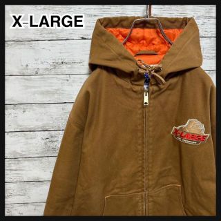 XLARGE - 【コムドットゆうた着用】エクストララージ☆刺繍ロゴ中綿