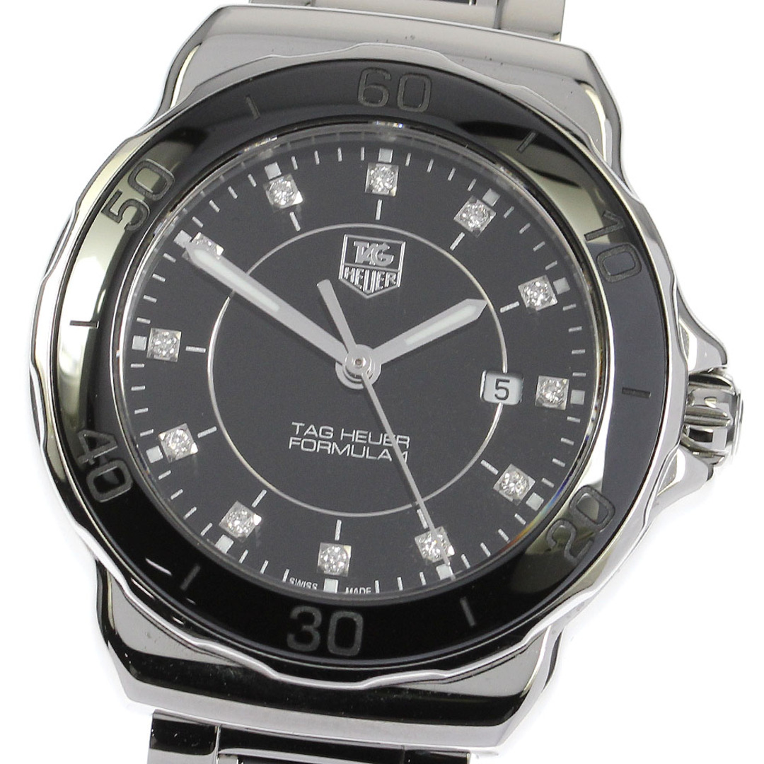 ☆美品【TAG HEUER】タグホイヤー フォーミュラ1 12Pダイヤ WAH1314.BA0867 クォーツ レディース_715632【ev20】