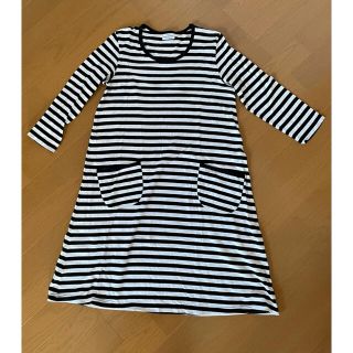 マリメッコ(marimekko)のマリメッコ　ボーダワンピース(ひざ丈ワンピース)