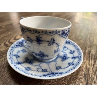 ロイヤルコペンハーゲン(ROYAL COPENHAGEN)のブルーブルーテッド　カップ＆ソーサー(食器)