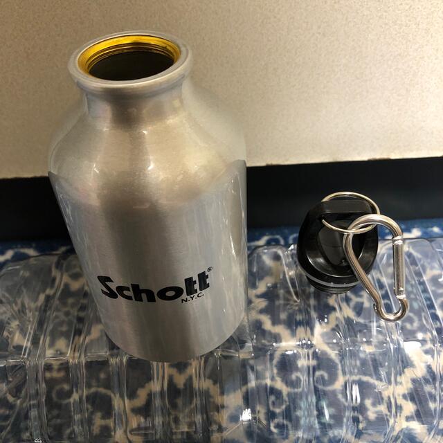 Schott カラビナ付きアルミボトル　300ml   ツヤあり スポーツ/アウトドアのスポーツ/アウトドア その他(その他)の商品写真