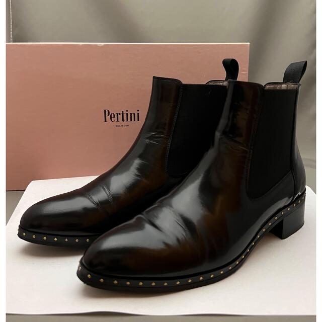 isa様 専用】Pertini×eclat エクラコラボ サイドゴアブーツ 高質で安価