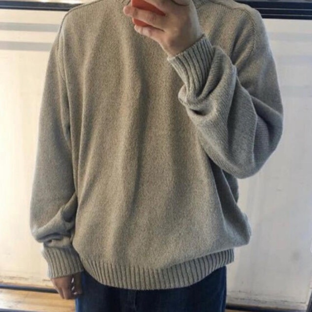 yoke 5G Oversized Crew Neck Knit