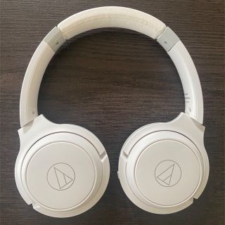 オーディオテクニカ(audio-technica)の【audio-technica】ワイヤレスヘッドホン ATH-S200BT HW(ヘッドフォン/イヤフォン)