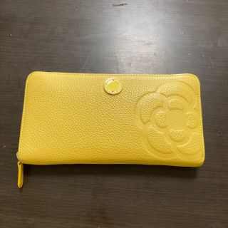 クレイサス(CLATHAS)の⭐️専用⭐️美品 CLATHAS 長財布 黄色 チャック ポケット 花柄 (財布)