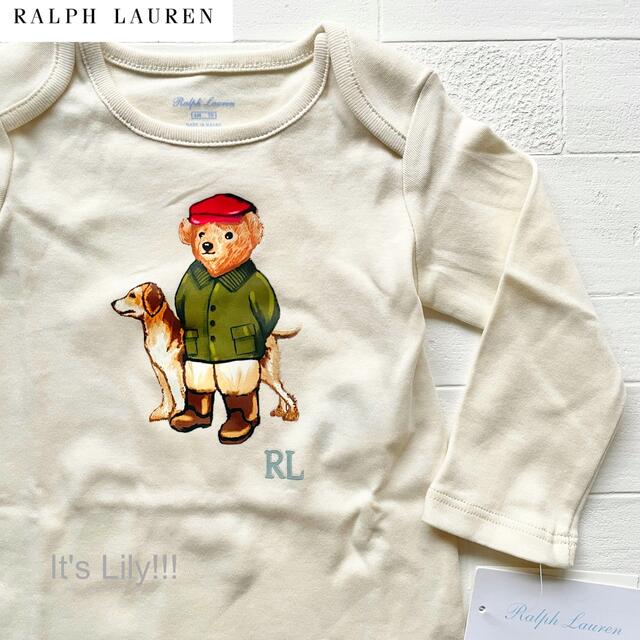 Ralph Lauren(ラルフローレン)の6m70cm 2枚セット　ラルフローレン ロンパース キッズ/ベビー/マタニティのベビー服(~85cm)(ロンパース)の商品写真