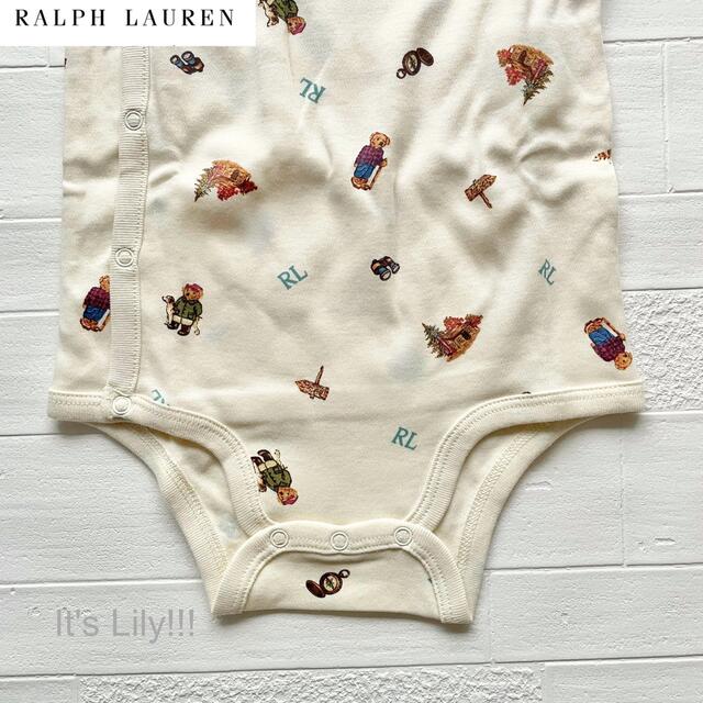 Ralph Lauren(ラルフローレン)の6m70cm 2枚セット　ラルフローレン ロンパース キッズ/ベビー/マタニティのベビー服(~85cm)(ロンパース)の商品写真