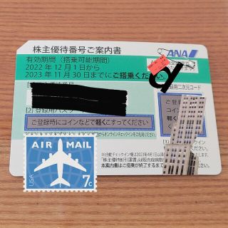 エーエヌエー(ゼンニッポンクウユ)(ANA(全日本空輸))のANA　株主優待券(その他)