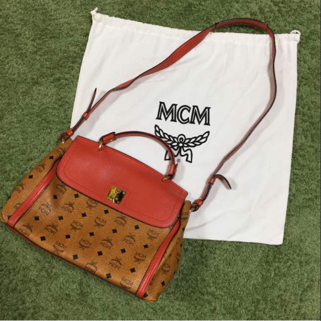 MCM - お取り置き中☆MCM ショルダーバッグ オレンジの通販 by U.S