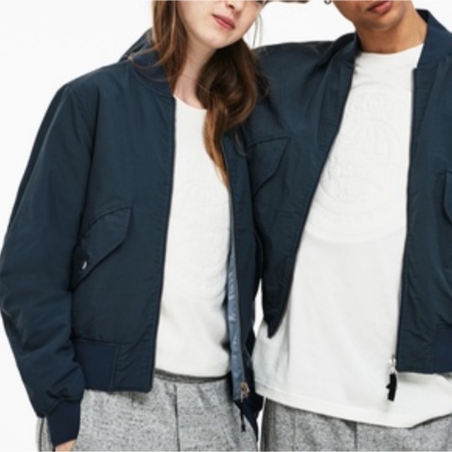 LACOSTE L!VE(ラコステライブ)のラコステ　ボンバージャケット　リバーシブル　MA-1 メンズのジャケット/アウター(ブルゾン)の商品写真