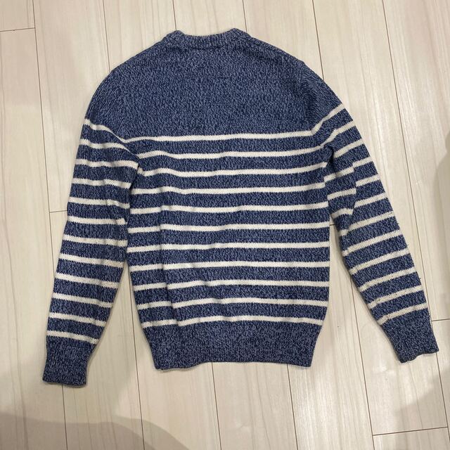 GAP(ギャップ)のギャップ　 GAP  ニット　トップス　ボーダー　S メンズ　ネイビー　白　青 メンズのトップス(ニット/セーター)の商品写真